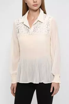 Шифоновая блуза с кружевной отделкой Apart