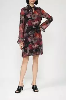 Шифоновое платье с цветочным принтом More&More