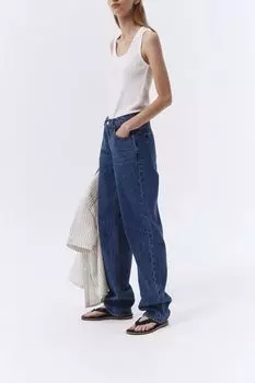 Широкие джинсы с низкой посадкой Dunst