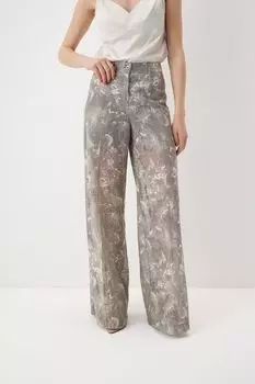 Широкие прямые брюки со стрелками ALEXANDER BOGDANOV