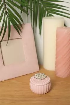 Шкатулка керамическая с декором Lorna в ассортименте Home Philosophy