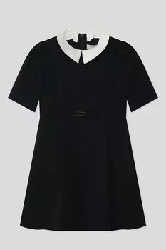 Школьное платье с белым воротником Silver Spoon