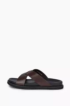 Шлепанцы кожаные MYSA