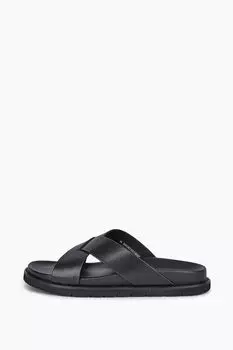 Шлепанцы кожаные MYSA