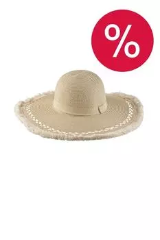 Шляпа пляжная плетеная MARC & ANDRE