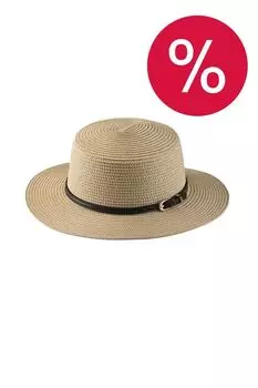 Шляпа пляжная плетеная MARC & ANDRE