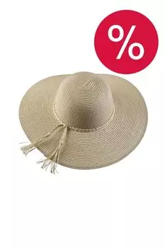 Шляпа пляжная плетеная MARC & ANDRE