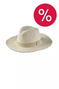 Шляпа пляжная плетеная MARC & ANDRE