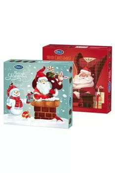 Шоколадные конфеты Санта Клаус в подарочной коробке с пазлом 120 гр Only
