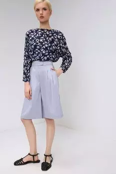 Шорты бермуды с защипами SABRINA SCALA