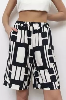 Шорты домашние на эластичном поясе с принтом Almando Melado