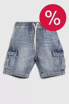 Шорты джинсовые на кулиске с карманами Republic of Denim