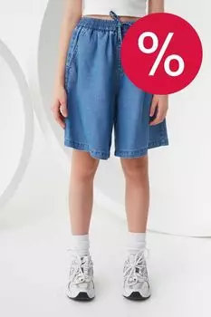 Шорты джинсовые на кулиске Smena