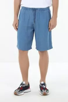 Шорты джинсовые прямого кроя PEPE JEANS