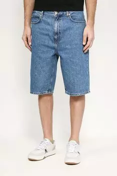 Шорты джинсовые с эффектом потертости HUGO BLUE