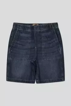 Шорты джинсовые с эффектом потертости на эластичном поясе Republic of Denim