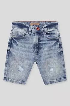 Шорты джинсовые с эффектом потертости OVS