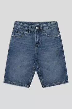 Шорты джинсовые с эффектом потертости Republic of Denim