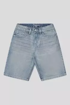 Шорты джинсовые с эффектом потертости Republic of Denim