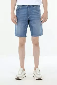 Шорты джинсовые с эффектом потертости Republic of Denim