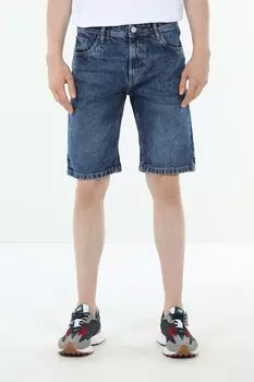 Шорты джинсовые с эффектом потертости Republic of Denim