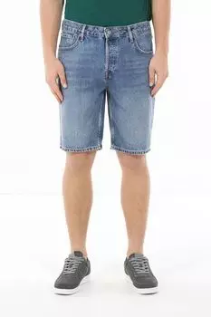 Шорты джинсовые с эффектом потертости Superdry