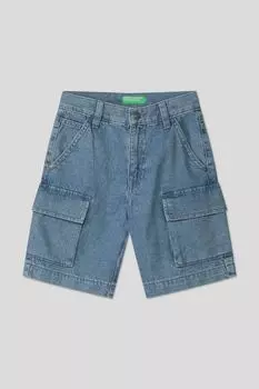 Шорты джинсовые с карманами Benetton