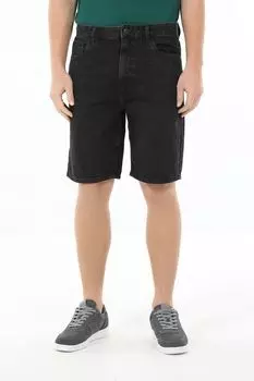 Шорты джинсовые с накладными карманами Republic of Denim