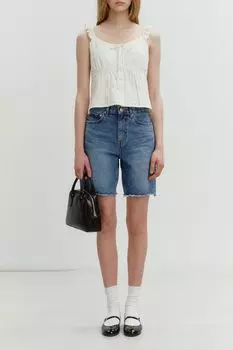Шорты джинсовые с необработанным краем Dunst