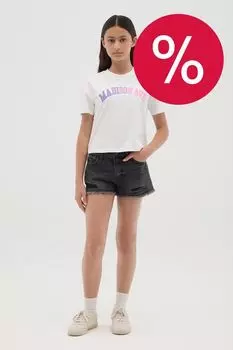 Шорты джинсовые с необработанным краем Republic of Denim