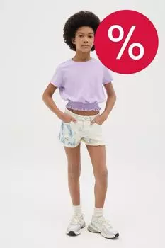 Шорты джинсовые с необработанным краем Republic of Denim