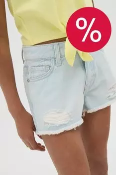 Шорты джинсовые с необработанным краем Republic of Denim