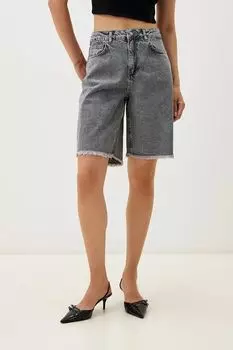 Шорты джинсовые с необработанным краем Urban Tiger