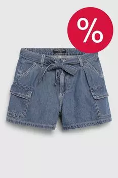 Шорты джинсовые с поясом и карманами Republic of Denim
