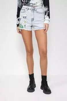 Шорты джинсовые с принтом Loft