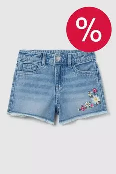 Шорты джинсовые с вышивкой Republic of Denim