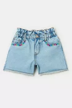 Шорты джинсовые с вышивкой Republic of Denim