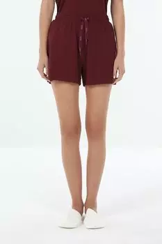 Шорты хлопковые домашние на кулиске BOSS