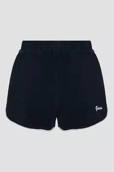 Шорты хлопковые на эластичном поясе Guess