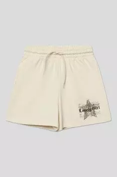 Шорты хлопковые на эластичном поясе с принтом OVS