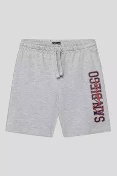 Шорты хлопковые на эластичном поясе с принтом OVS