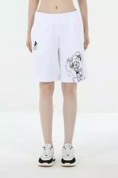 Шорты хлопковые на эластичном поясе с принтом OVS