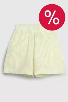 Шорты хлопковые на эластичном поясе в полоску GIOCO