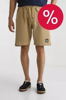 Шорты хлопковые на кулиске Blend