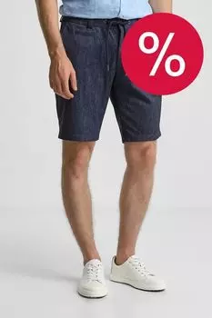 Шорты хлопковые на кулиске Bugatti