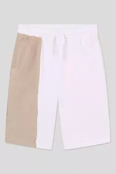 Шорты хлопковые на кулиске Guess