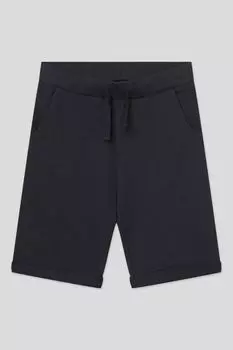 Шорты хлопковые на кулиске Guess