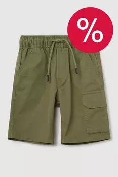 Шорты хлопковые на кулиске OVS