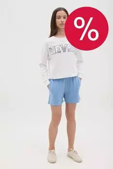 Шорты хлопковые на кулиске OVS