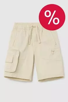 Шорты хлопковые на кулиске с карманами OVS